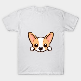 Peeking Dog T-Shirt